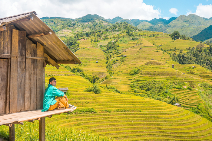 La Pan Tan , most beautiful rice terraces in Mu Cang Chai