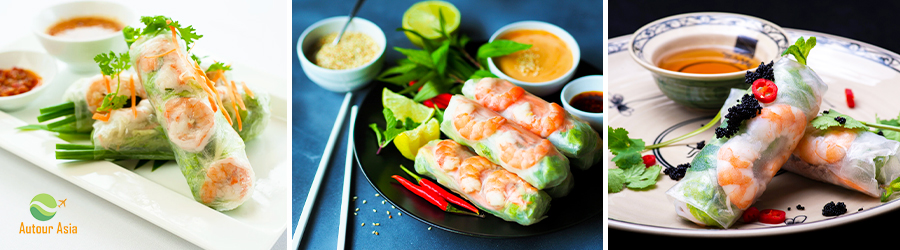 Pho Cuon (Fresh Spring Rolls)