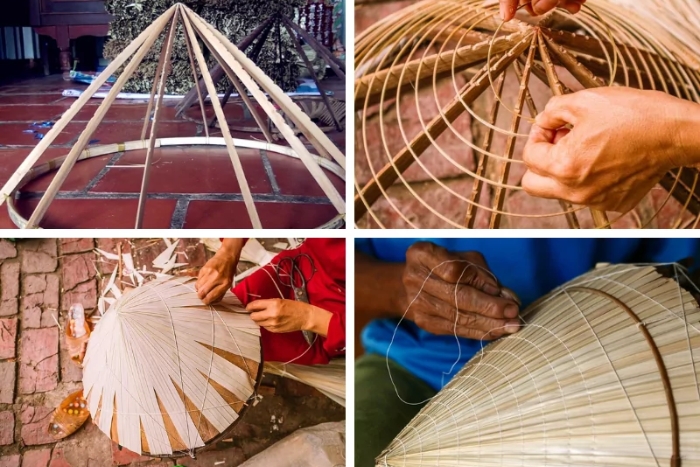 Process of creating a complete Vietnamese hat