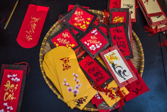 Tet lucky money envelopes