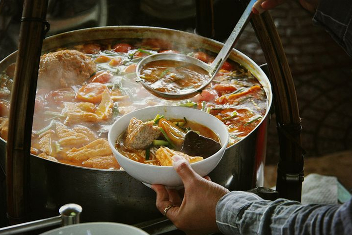 Bun Rieu - Vietnamese crab noodle soup