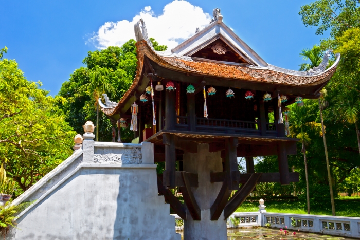 One Pillar pagoda in Hanoi